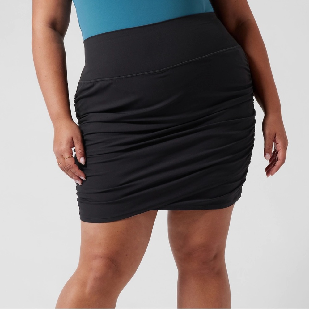 NWT Athleta Transcend Skort in Black Plus Size 3X